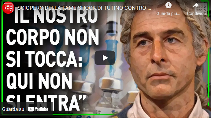 Davide Tutino a RadioRadio: “Aperta la strada al vaccino contro il dissenso”