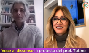 Francesca Donato incontra Davide Tutino al decimo giorno di sciopero della fame