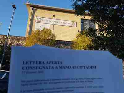 Iniziativa nonviolenta: consegna alla cittadinanza di una Lettera Aperta