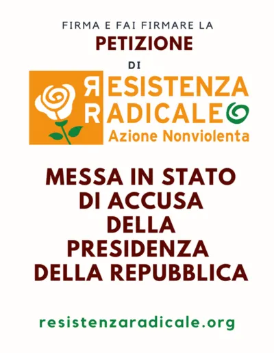 Messa in stato di accusa della Presidenza della Repubblica: firma e fai firmare