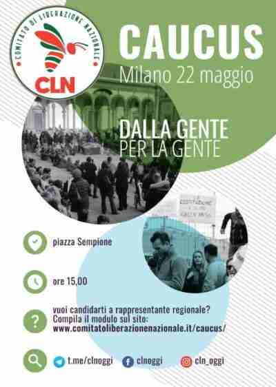 22 maggio, Milano. Caucus C.L.N. e intervento di Aligi Taschera