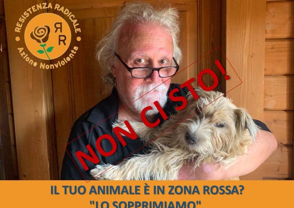 “IL TUO CANE È IN ZONA ROSSA: LO SOPPRIMIAMO”. Noi non ci stiamo!